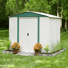 HAMLET STEEL STORAGE SHED 10X8