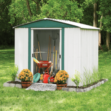 HAMLET STEEL STORAGE SHED 10X6