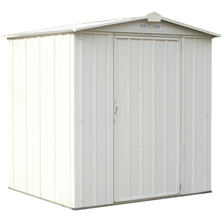 EZEE Shed&reg; Steel Storage Shed, 6 ft. x 5 ft. Cream