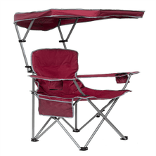 Max Shade Folding Chair - Red/Gray