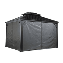 Sojag 12x12 ft. Grey Curtains for Monaco/Messina/Mykonos/Marsala Gazebos