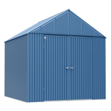 Arrow Elite Steel Storage Shed, 12x12, Blue Grey