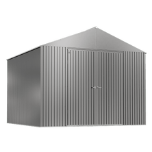 Arrow Elite Steel Storage Shed, 14x14, Galvalume