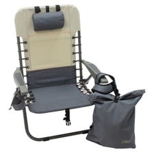 Camp & Go lace-up Removable Backpack Chair - Slate/Putty