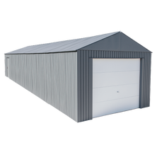 Everest Steel Garage, Wind and Snow Rated Storage Building Kit, 12 ft. x 40 ft. Charcoal