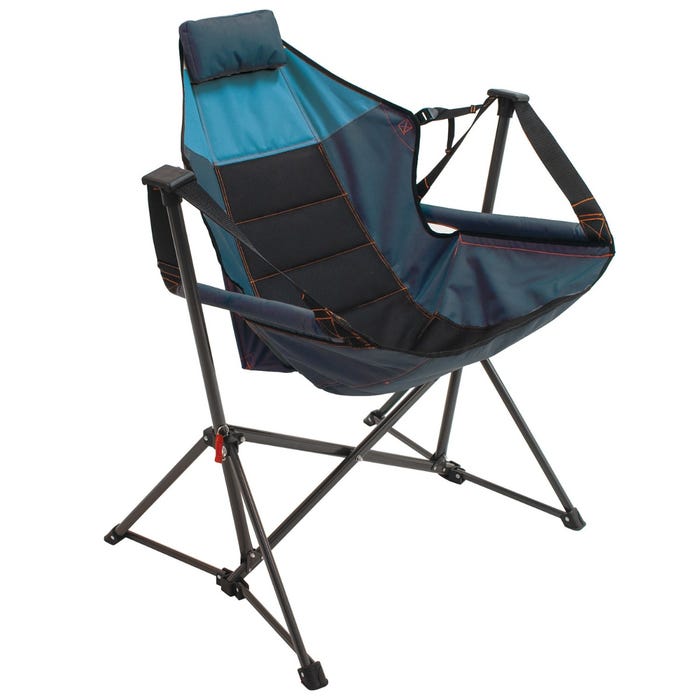 Sunyear Hammock Chair, Blue and White 