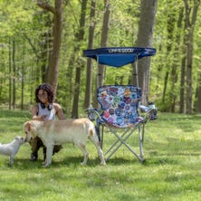 Life is Good® Blue Quad Chair With Canopy