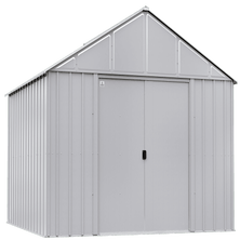 Arrow Classic Metal Shed, 12 x 12, Flute Grey