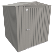 Arrow Elite Steel Storage Shed, 6x6, Cool Grey