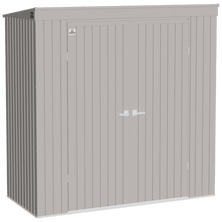 Arrow Elite Steel Storage Shed, 8x4, Cool Grey