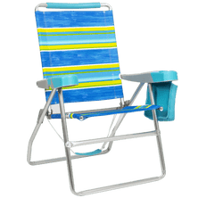 RIo Beach 4-Position 17 inch Tall Beach Chair - Stripe