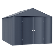 Arrow Elite Steel Storage Shed, 14x16, Anthracite