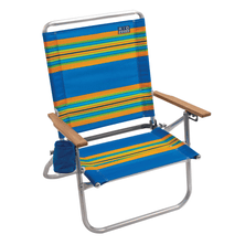 RIO Beach Multi-Striped Easy In-Easy Out Beach Chair - Pack of 4