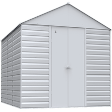 Arrow Select Steel Storage Shed, 14x17, Flute Grey