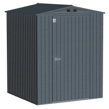 Arrow Elite Steel Storage Shed, 6x6, Anthracite