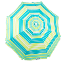 RIO Beach 6 ft. Beach Umbrella with Integrated Sand Anchor Cottage Green