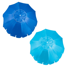 RIO Beach 7-ft. Pacific Blue Umbrella With Sand Anchor - Pack of 6