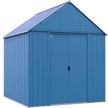 Arrow Classic Metal Shed, 12 x 12, Blue Grey