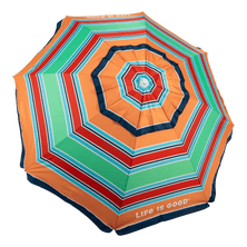 Life is Good 7' Umbrella with Integrated Sand Anchor