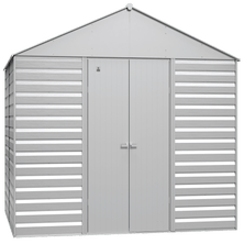 Arrow Select Steel Storage Shed, 14x12, Flute Grey