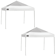 Quik Shade Weekender 100 Blue and Silver 10x10 ft. Straight Leg Pop-up Canopy - Pack of 2