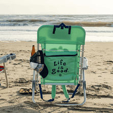 Life is Good® Spearmint Green Lace-up Backpack Beach Chair