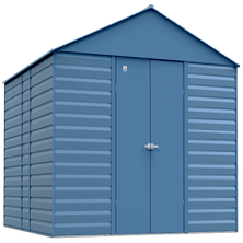 Arrow Select Steel Storage Shed, 14x14, Blue Grey