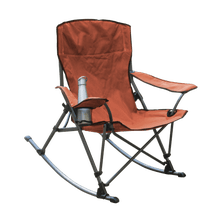 Soft Arm Rocking Quad Chair Clay