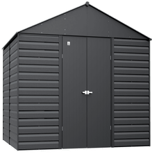 Arrow Select Steel Storage Shed, 14x12, Charcoal