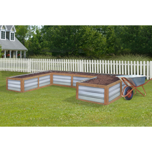 Arrow Galvanized Corrugated Steel Panels - Pack of 8
