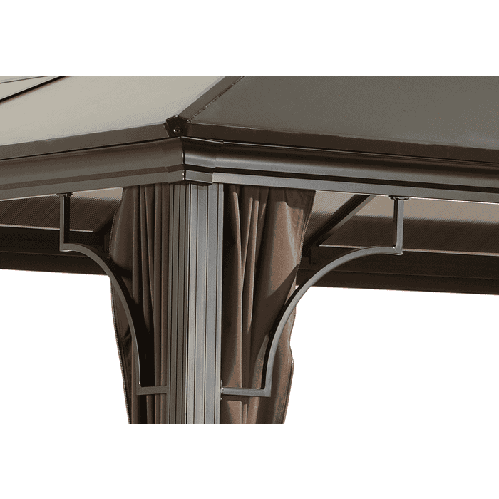 Sojag Sumatra 10 x 10 x 9 ft Brown Gazebo Sojag Sumatra 10 x 10 x 9 ft Brown Gazebo