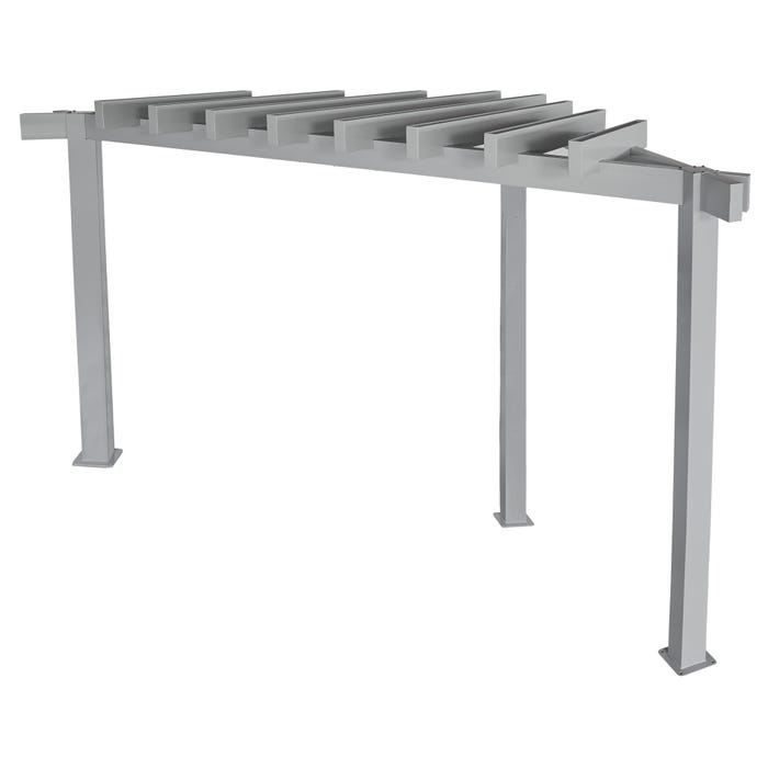 Sojag Sojag 10 x 10 x 8 ft Grey Rustproof Aluminum Frame Pergola 10 Sojag Sojag 10 x 10 x 8 ft Grey Rustproof Aluminum Frame Pergola 10
