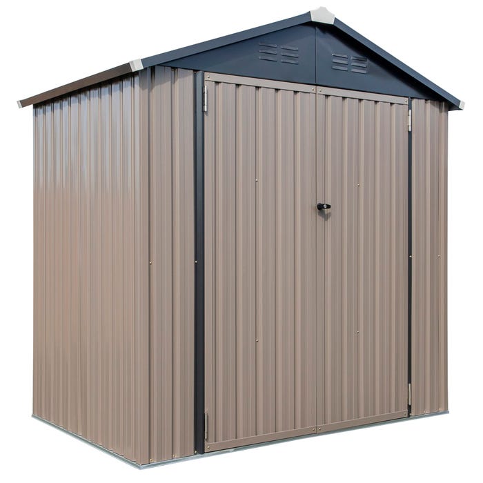 Arrow Cover It 6 x 4 x 6 ft Brown Shed 14 Arrow Cover It 6 x 4 x 6 ft Brown Shed 14