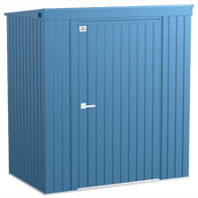 Arrow Elite Steel Storage Shed, 6x4, Blue Grey