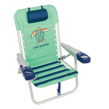 Life is Good® Spearmint Green Lace-up Backpack Beach Chair