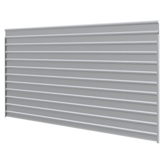 Arrow 9 x 29 ft Eggshell One Sided Steel Carport Enclosure 8 Arrow 9 x 29 ft Eggshell One Sided Steel Carport Enclosure 8