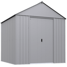 Arrow Classic Metal Shed, 14 x 14, Flute Grey