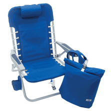 RIO Lace-up Aluminum Removable Backpack Chair - Pacific Blue