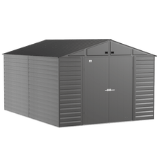 Arrow Select Steel Storage Shed, 10x14, Charcoal