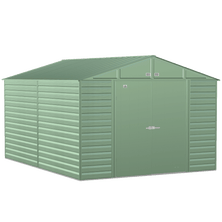 Arrow Select Steel Storage Shed, 10x14, Sage Green