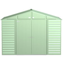 Arrow Select Steel Storage Shed, 10x8, Sage Green