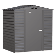 Arrow Select Steel Storage Shed, 6x5, Charcoal