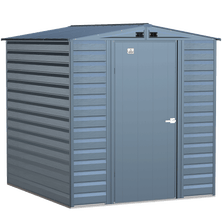 Arrow Select Steel Storage Shed, 6x7, Blue Grey