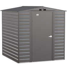 Arrow Select Steel Storage Shed, 6x7, Charcoal