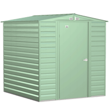 Arrow Select Steel Storage Shed, 6x7, Sage Green