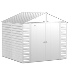 Arrow Select Steel Storage Shed, 8x8, Flute Grey