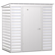 Arrow Select Steel Storage Shed, 6x4, Flute Grey