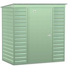 Arrow Select Steel Storage Shed, 6x4, Sage Green