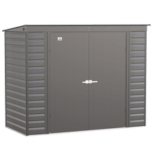 Arrow Select Steel Storage Shed, 8x4, Charcoal