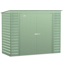 Arrow Select Steel Storage Shed, 8x4, Sage Green